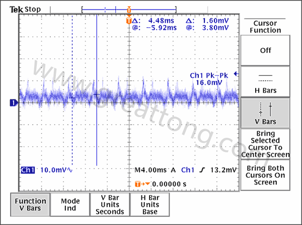  圖10. 在VCO電源端增加旁路電容后減小了噪聲。-深圳宏力捷