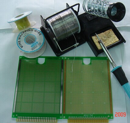 萬用板、OK線與焊槍