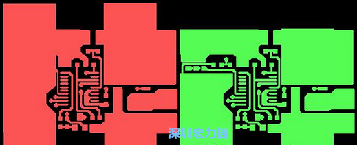 此操作可使文件中大部分的焊盤輸出后仍為焊盤，不會成為線性焊盤，并且不會產(chǎn)生像下圖一樣的短路情況