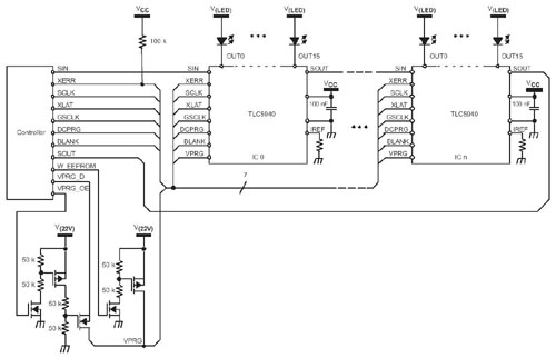 可改善散熱設(shè)計的 TLC5940 串接應用范例參照
