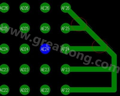銳角走線正是化學(xué)物質(zhì)得以藏身的‘酸阱’。