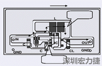 圖2：升壓電路的PCB設(shè)計示例。