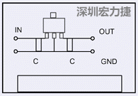 圖3：降壓電路的PCB設(shè)計示例。