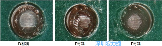 圖14- 冷球拉力試驗(yàn)后，光學(xué)顯微鏡下的失效模式