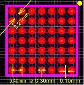 這一類BGA模塊設(shè)計已經(jīng)是刷新底線，屬于最小加工能力范疇。